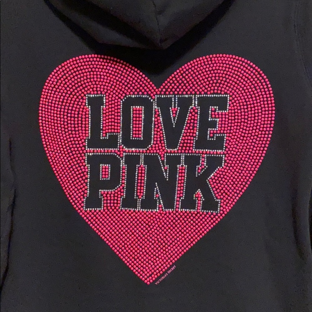VS PINK bling zip up. Runs big!